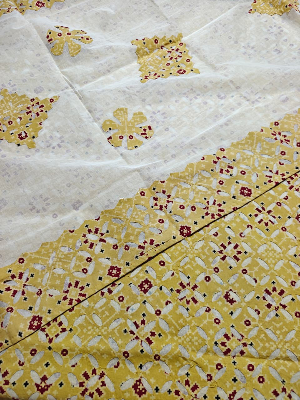 Pure Cotton Ajrakh Print  Unstitched Suit Without Bottom