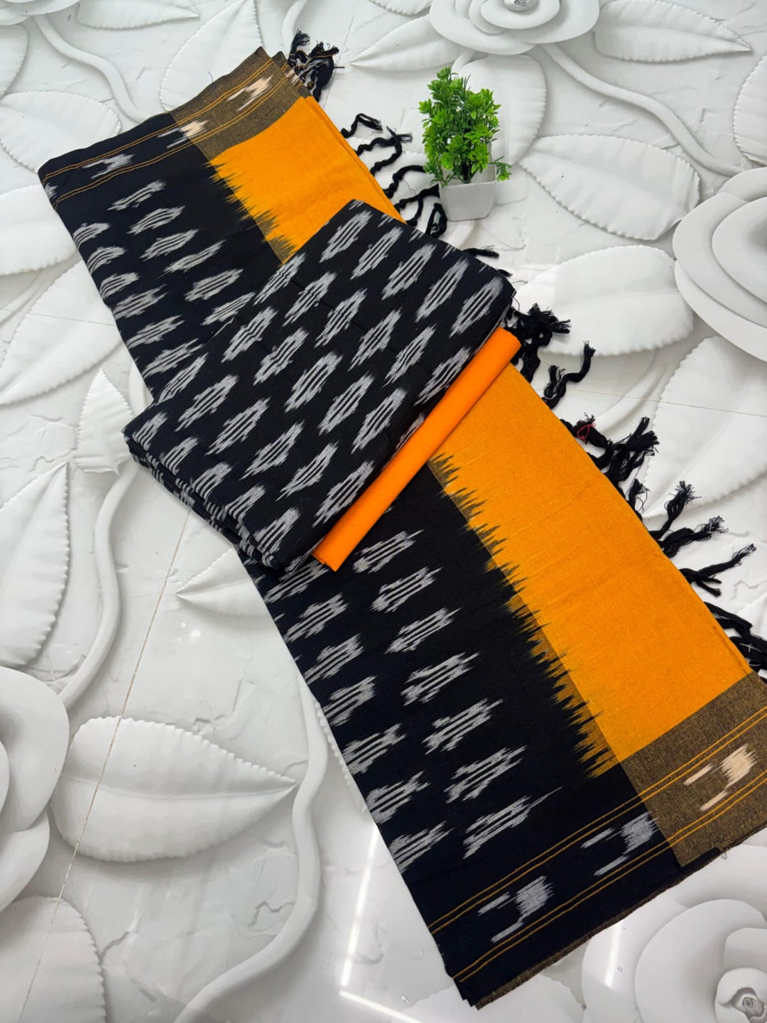 Pure Single Ikkat Cotton Unstitched Suit. – fab-persona