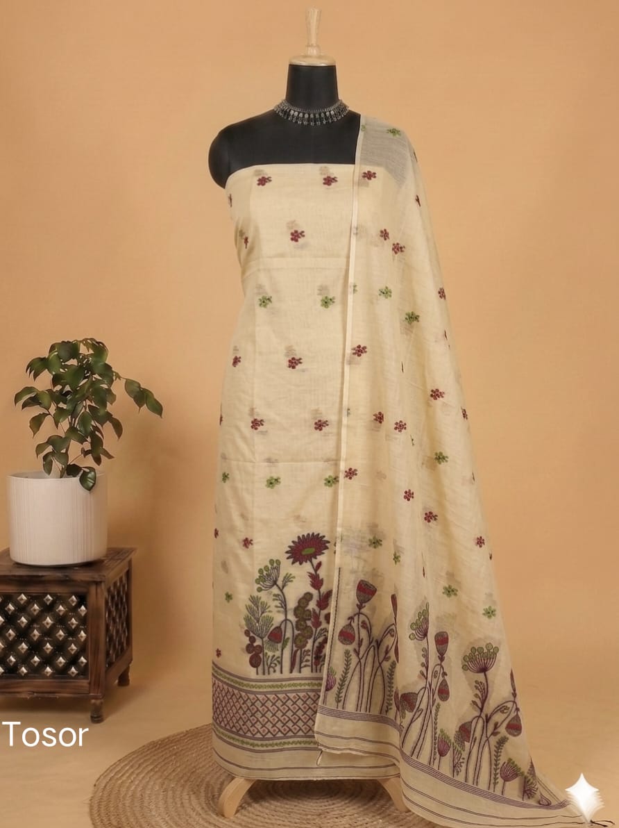 Exclusive Premium Traditional  Viscose Cotton Unstitched Suit (2PC)