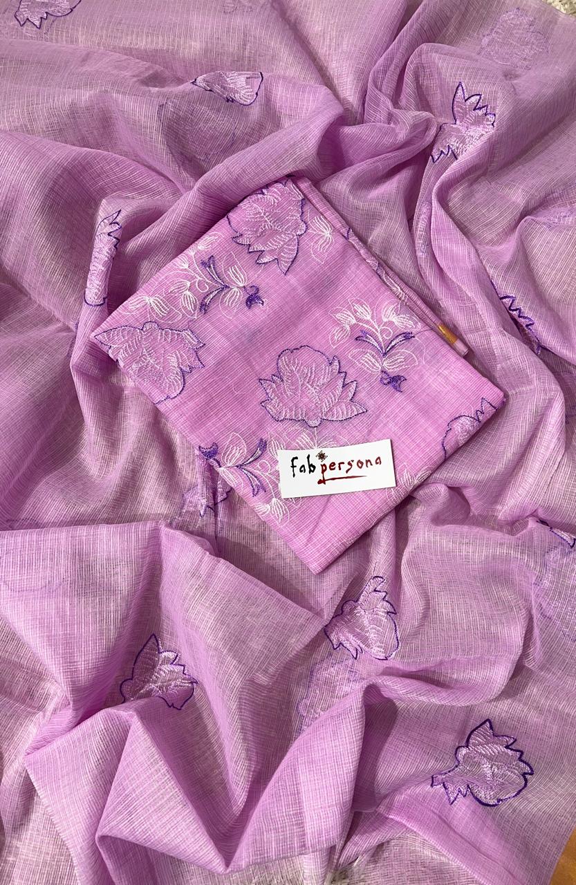 Kota Doriya Embroidery  Work Unstitched Suit