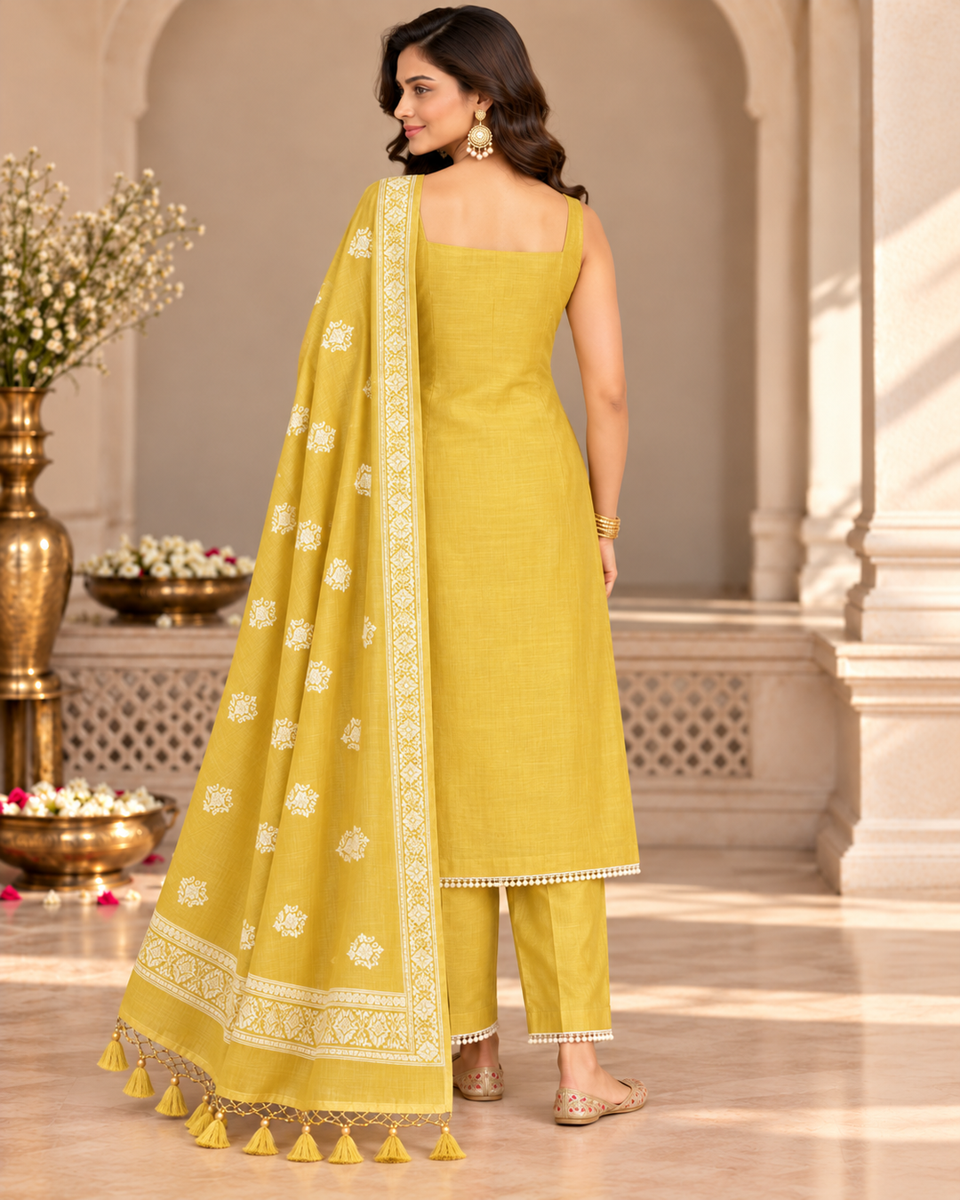Pure Banarasi Chanderi Silk Suit