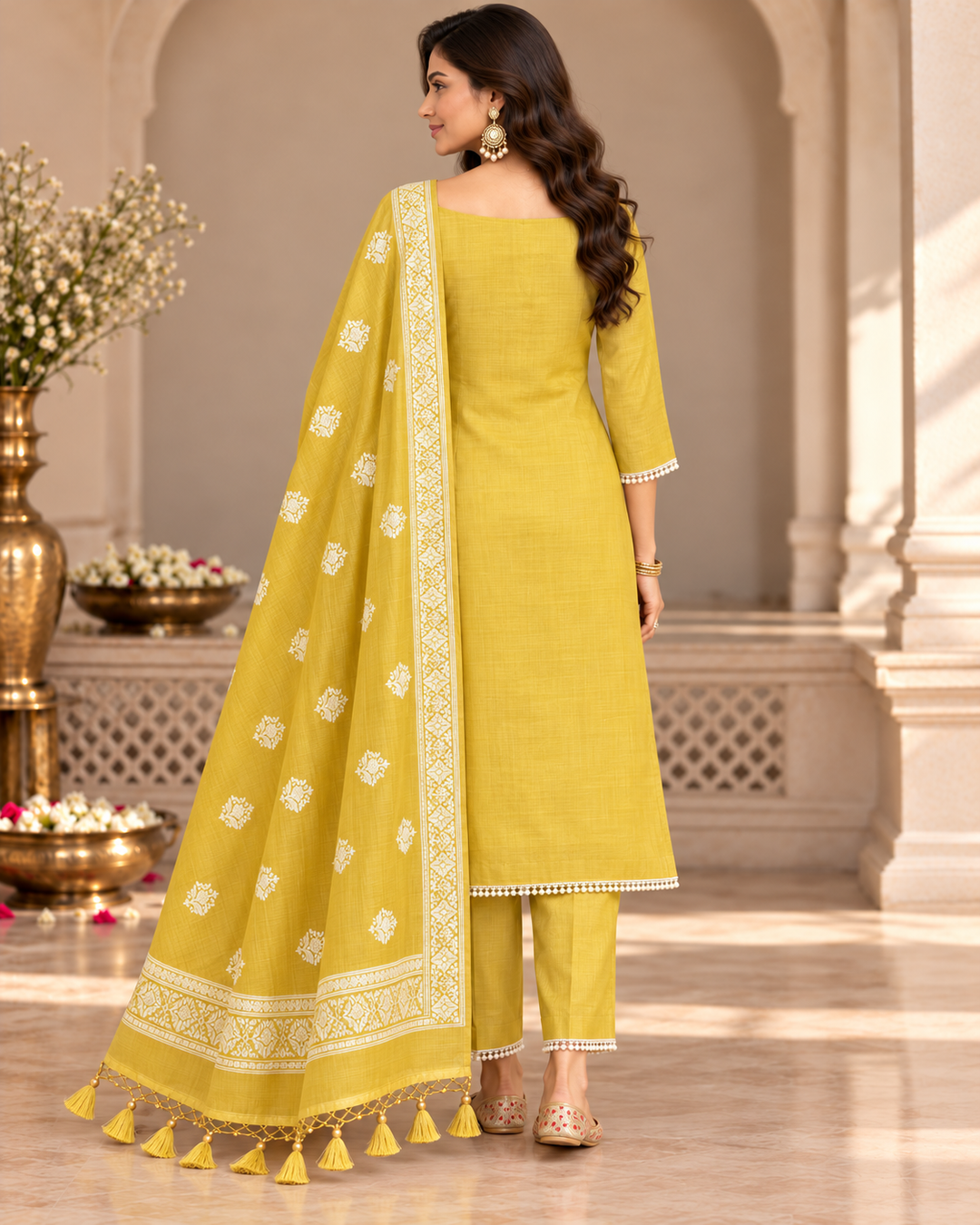 Pure Banarasi Chanderi Silk Suit