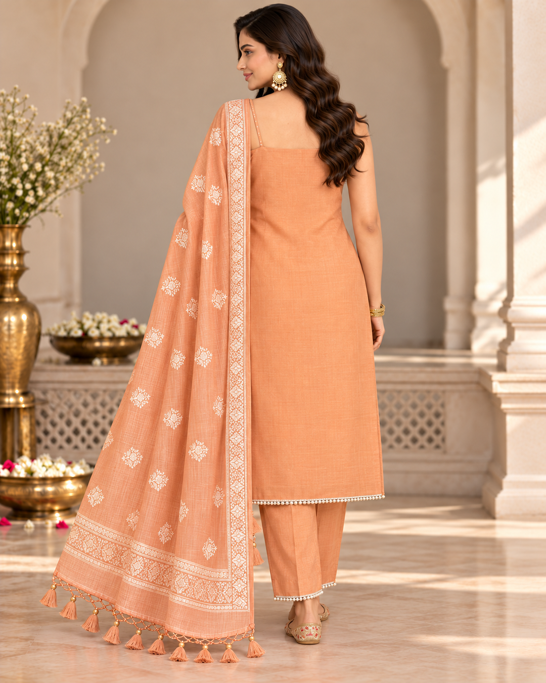 Pure Banarasi Chanderi Silk Suit