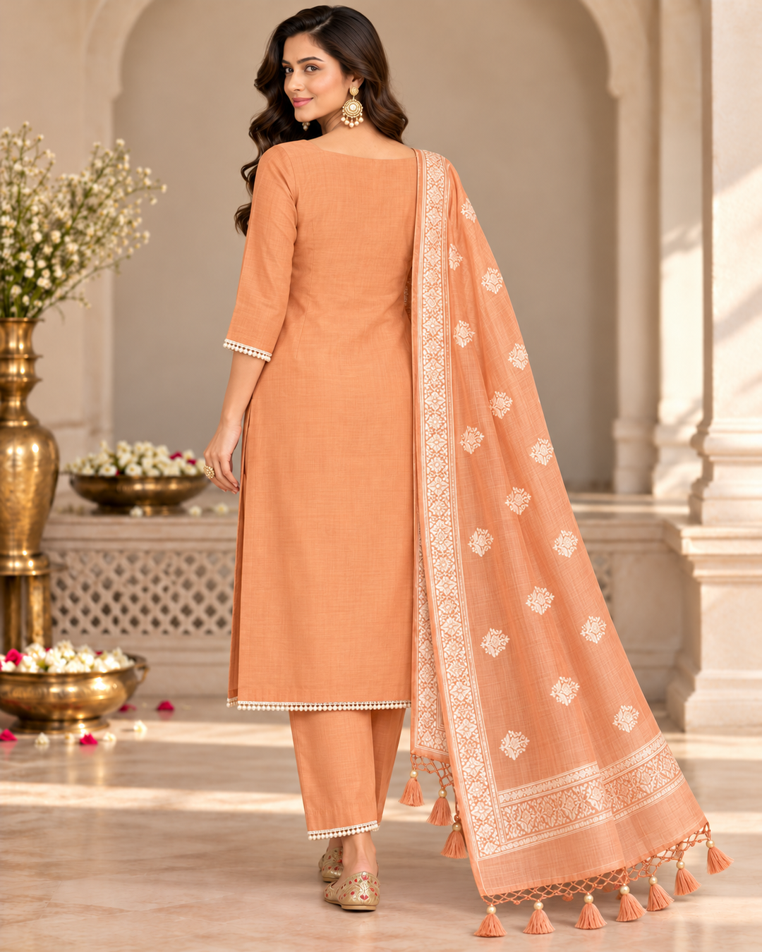 Pure Banarasi Chanderi Silk Suit