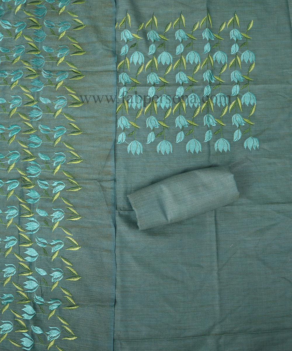 Pure Khaddi Cotton Embroidered Unstitched With Dupatta