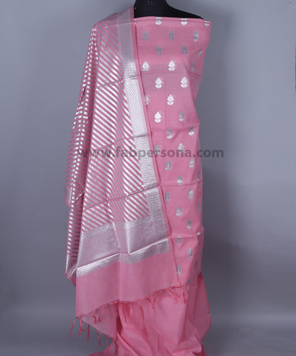 Exclusive Banarasi Chanderi Silk Unstitched Suit