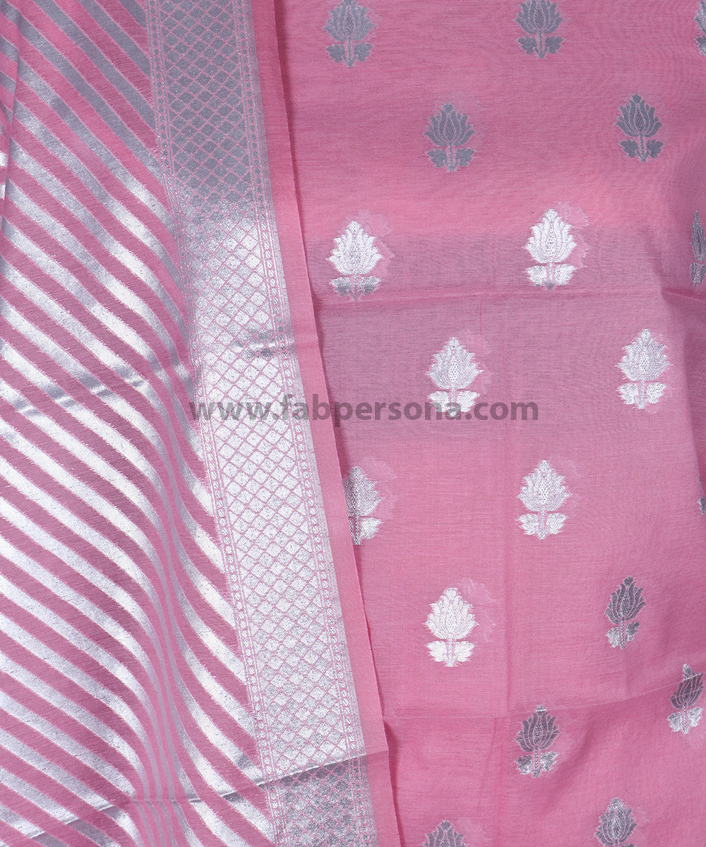 Exclusive Banarasi Chanderi Silk Unstitched Suit