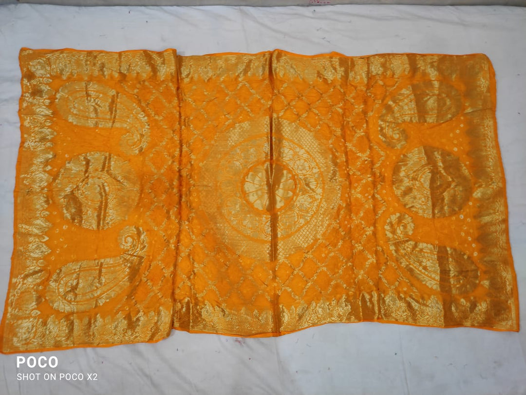 Banarasi Ghatchola Zari work dupaata