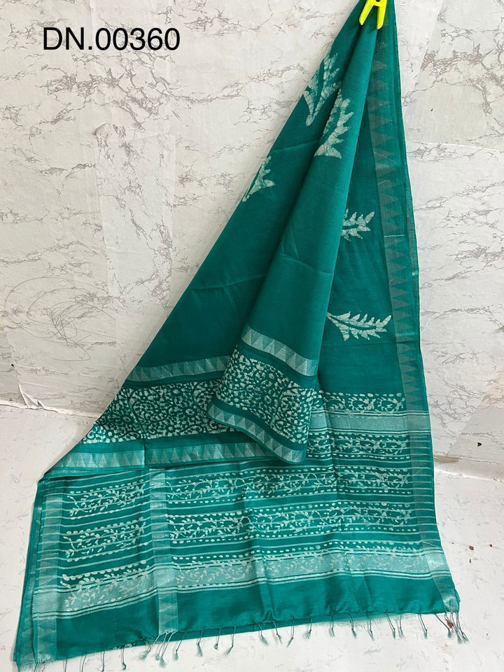 Kota staple Mangalagiri temple border saree with running blouse