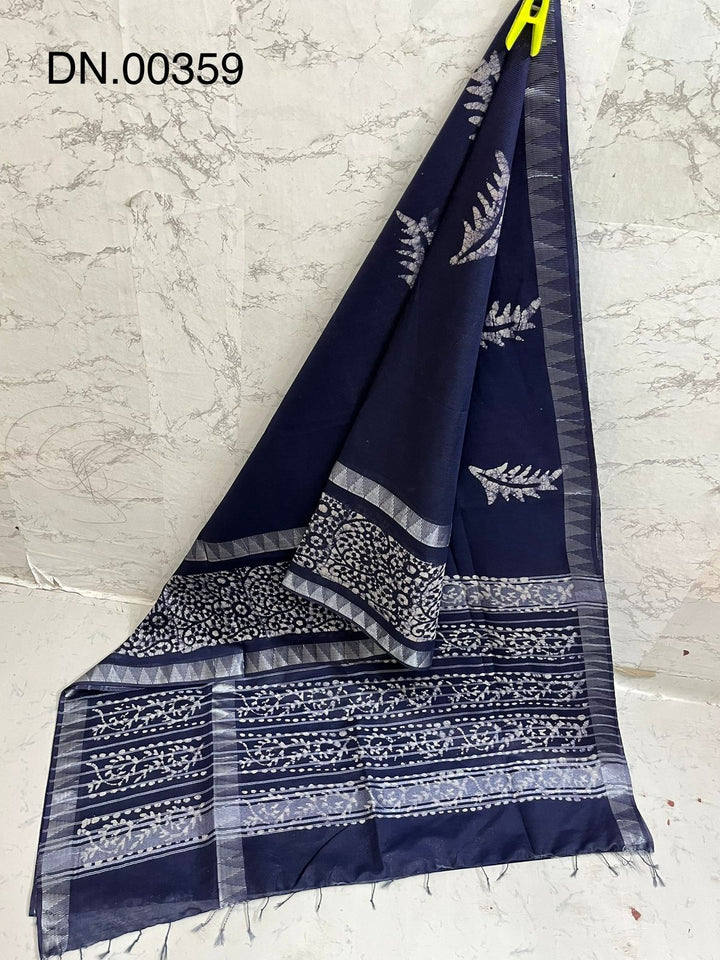 Kota staple Mangalagiri temple border saree with running blouse