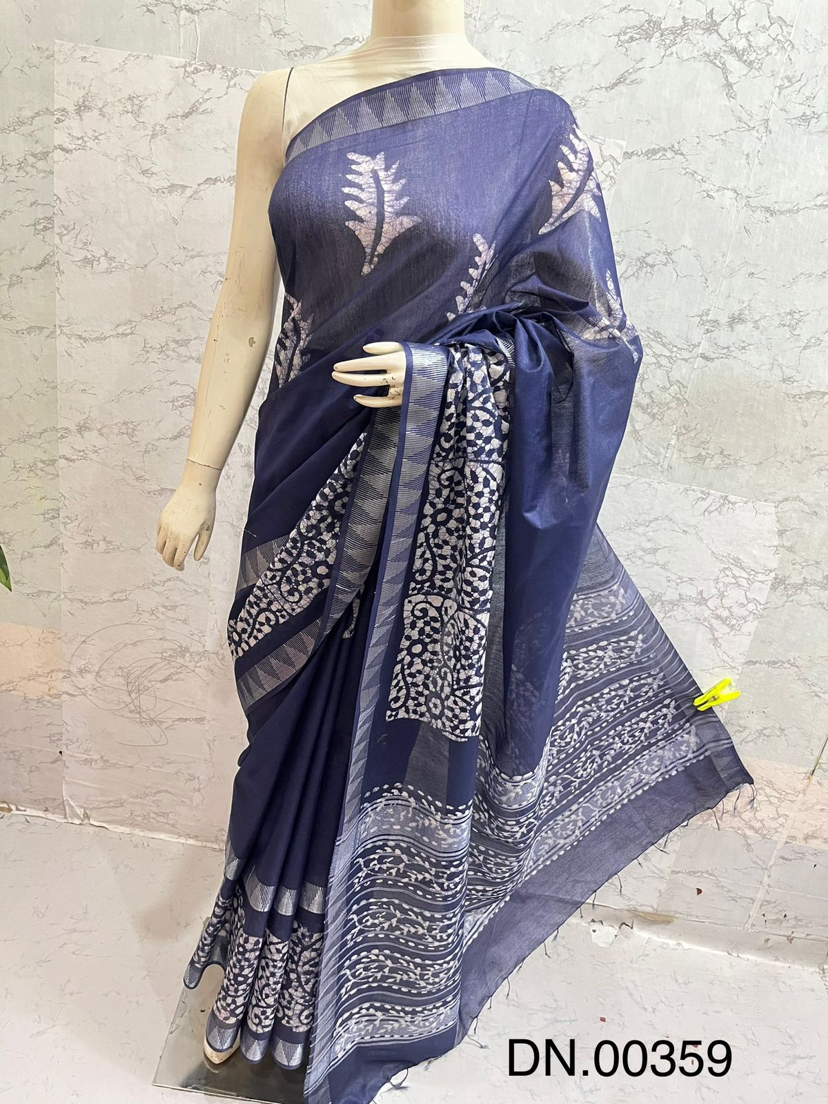 Kota staple Mangalagiri temple border saree with running blouse fab