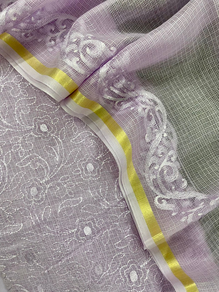 Banarasi kota Cotton suit with kota doria dupatta