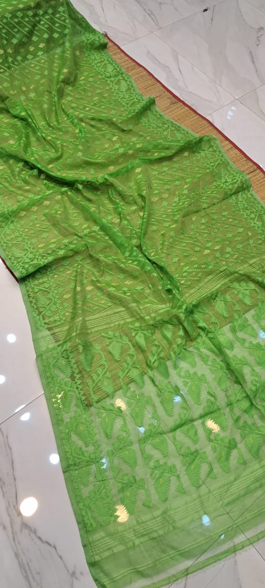 Authentic Bengali Cotton Jamdani Saree