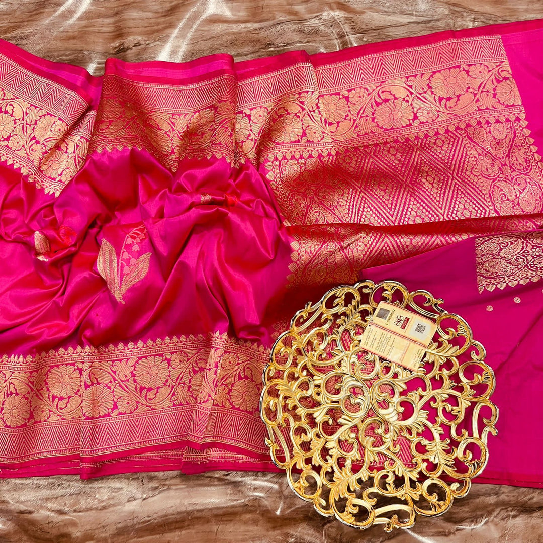 Exclusive handloom Pure katan silk Saree