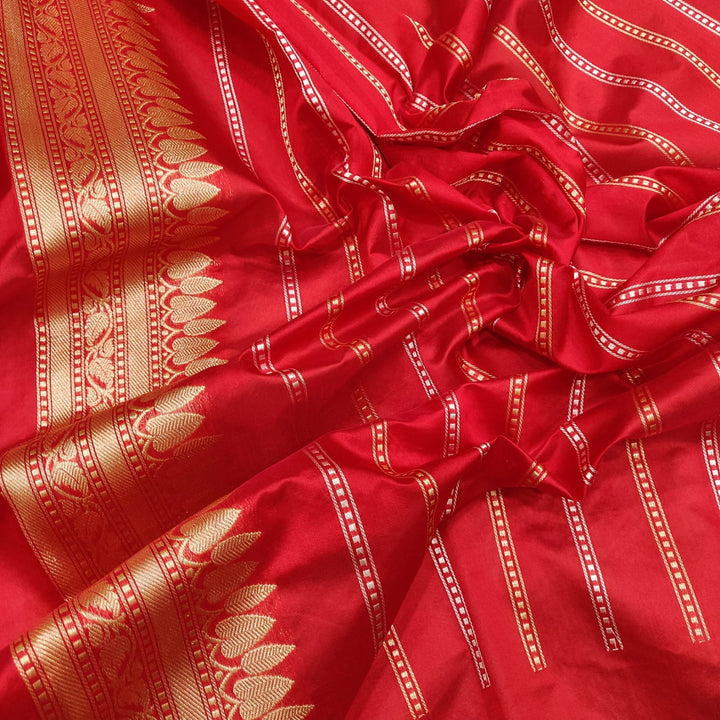 Pure tissue  silk Hand Weaved Fully Khadwa weaved Zari work Saree