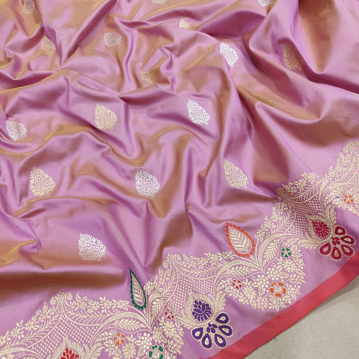 Pure Katan silk Hand Weaved Fully Khadwa weaved Zari work Saree