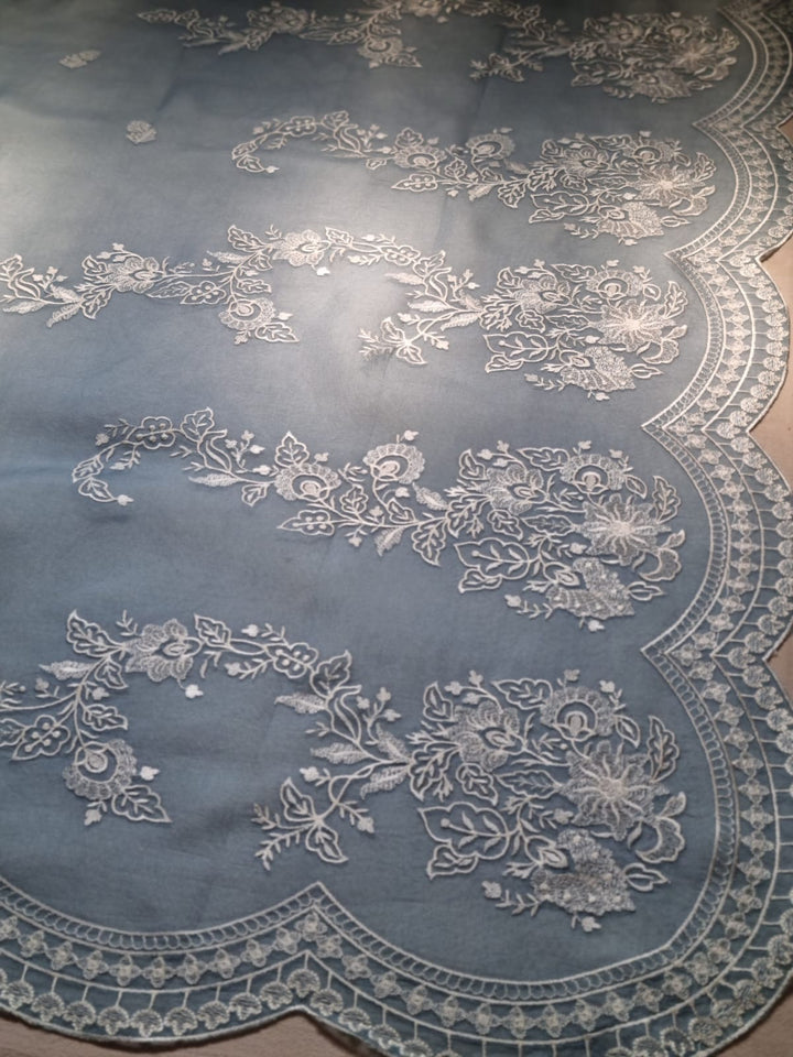 Exclusive Pure Organza Silk Saree With thread Embroidery |LIMITED EDITION|