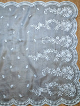 Exclusive Pure Organza Silk Saree With thread Embroidery |LIMITED EDITION|