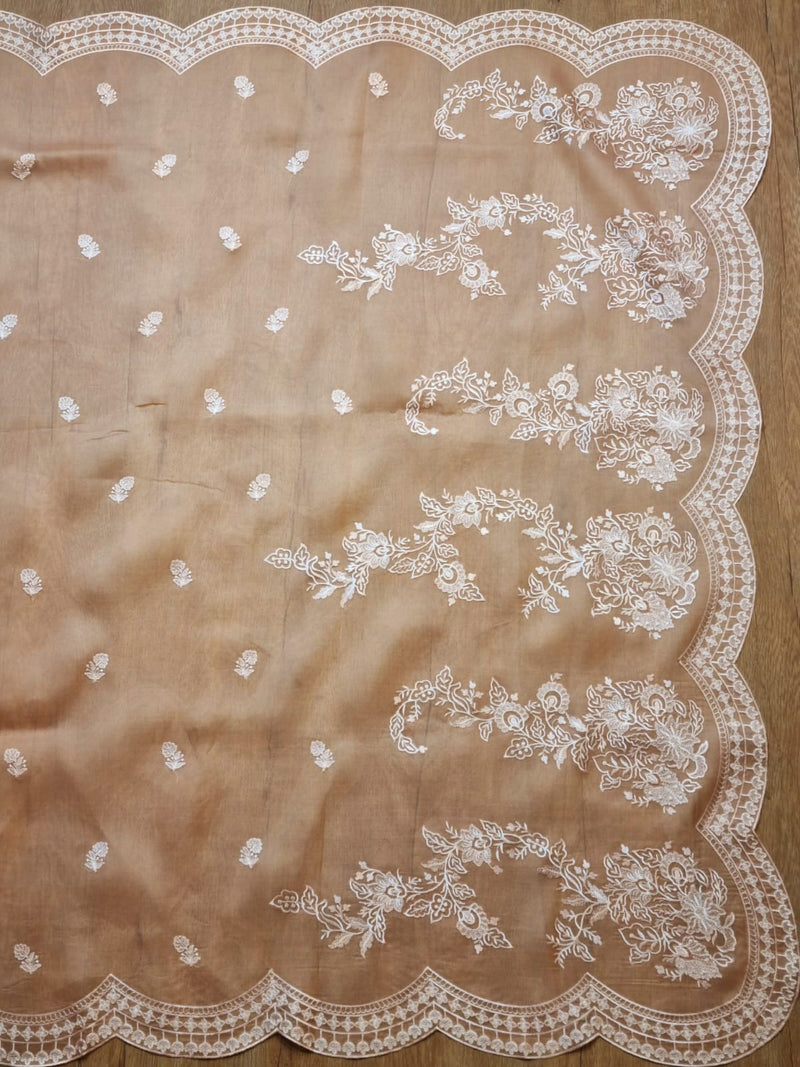 Exclusive Pure Organza Silk Saree With thread Embroidery |LIMITED EDITION|