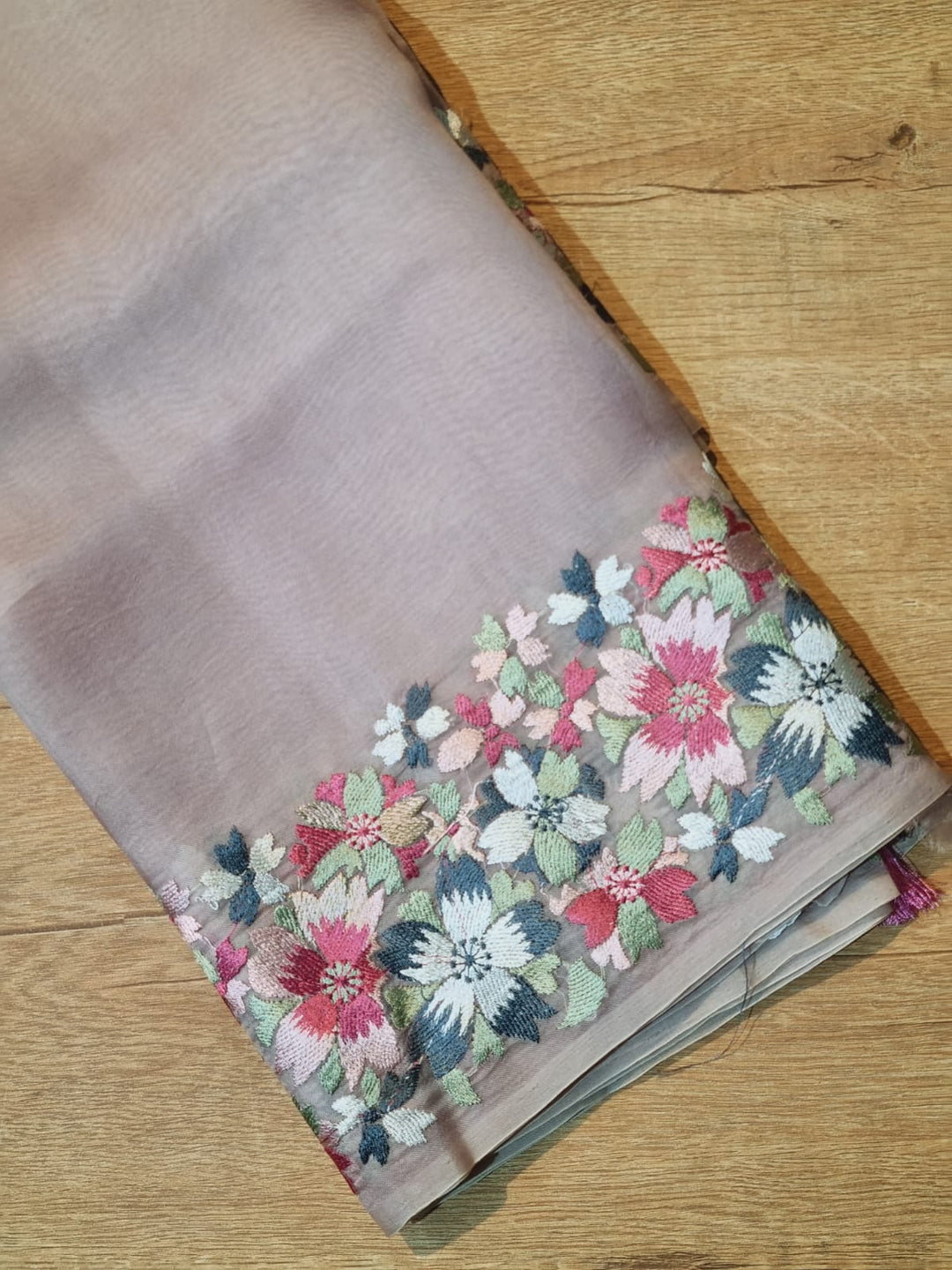 Exclusive Pure Organza Silk Saree With Multi thread Embroidery |LIMITED EDITION|