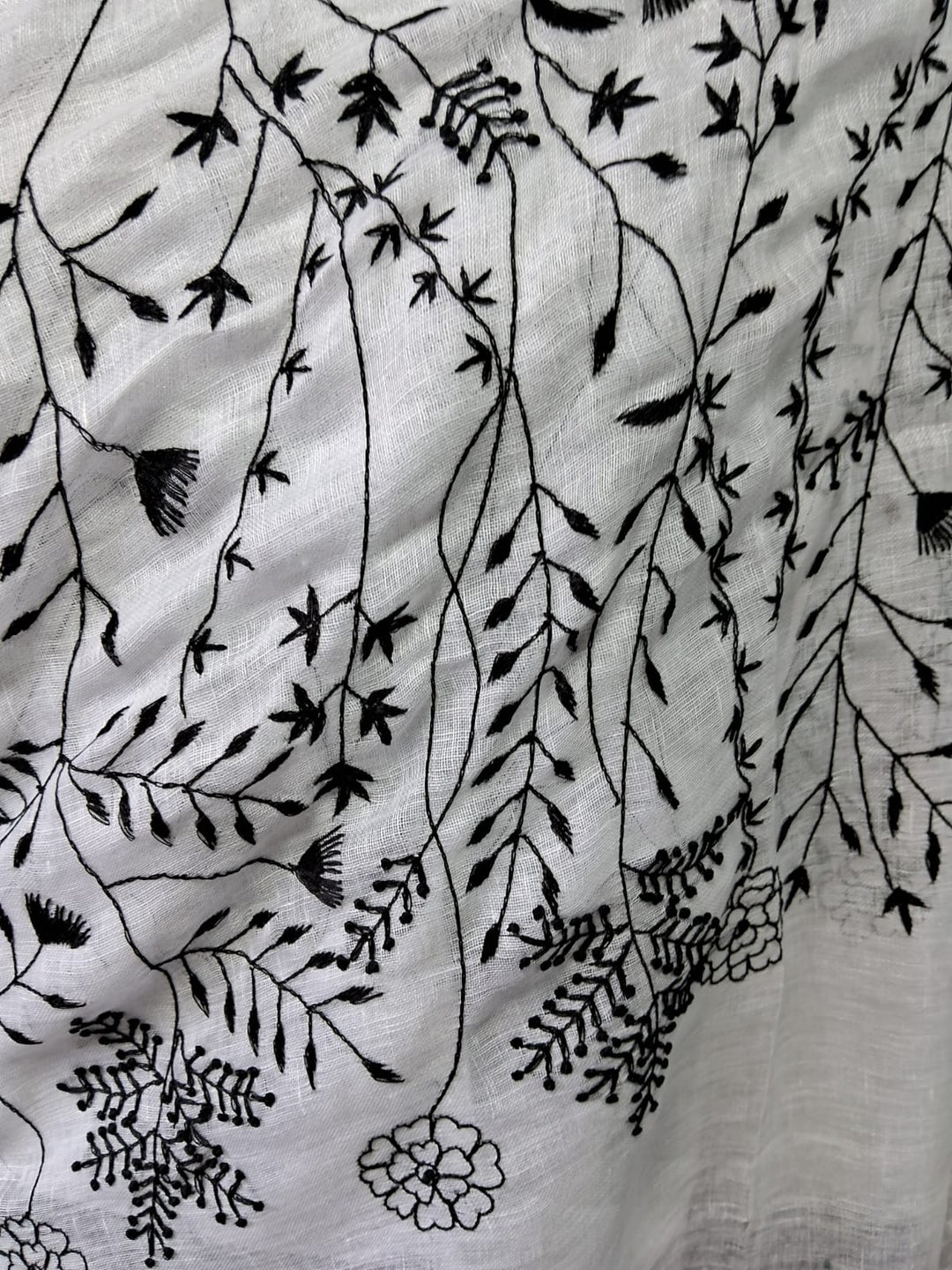 Pure Linen By Linen Saree with embroidery | EXCLUSIVE COLLECTION|