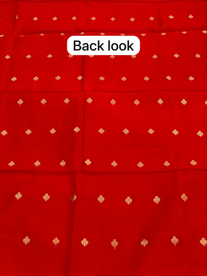 Pure Banarasi Chiniya Silk Unstitched Suit With Khadwa Buti Work