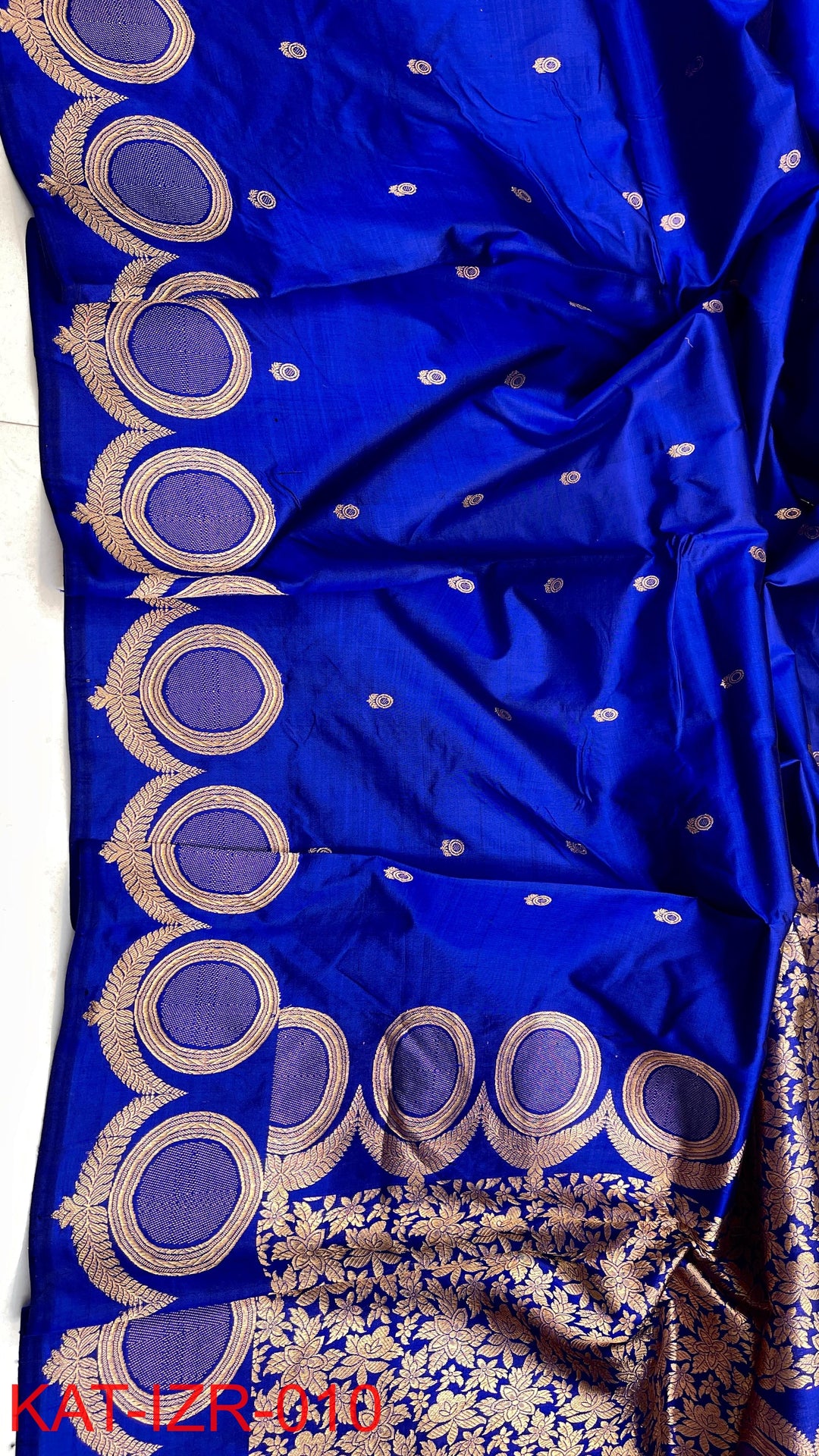 Pure Katan silk Saree with Antique Zari Work Saree