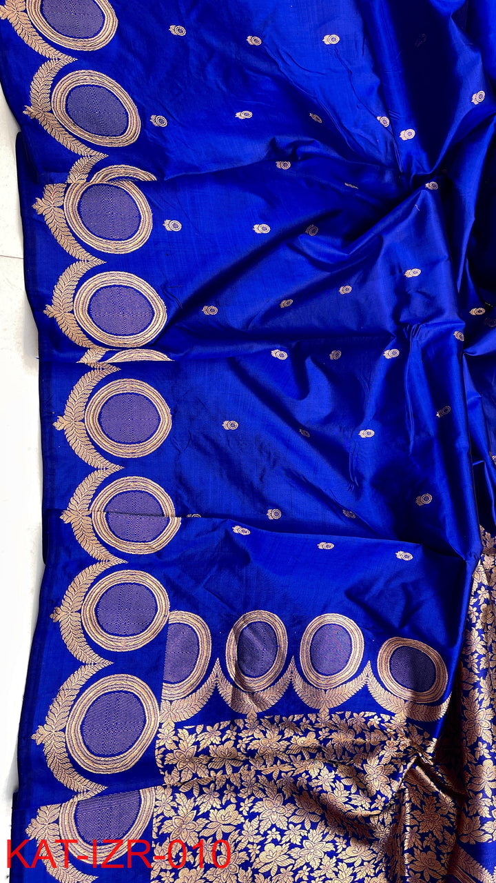 Pure Katan silk Saree with Antique Zari Work Saree