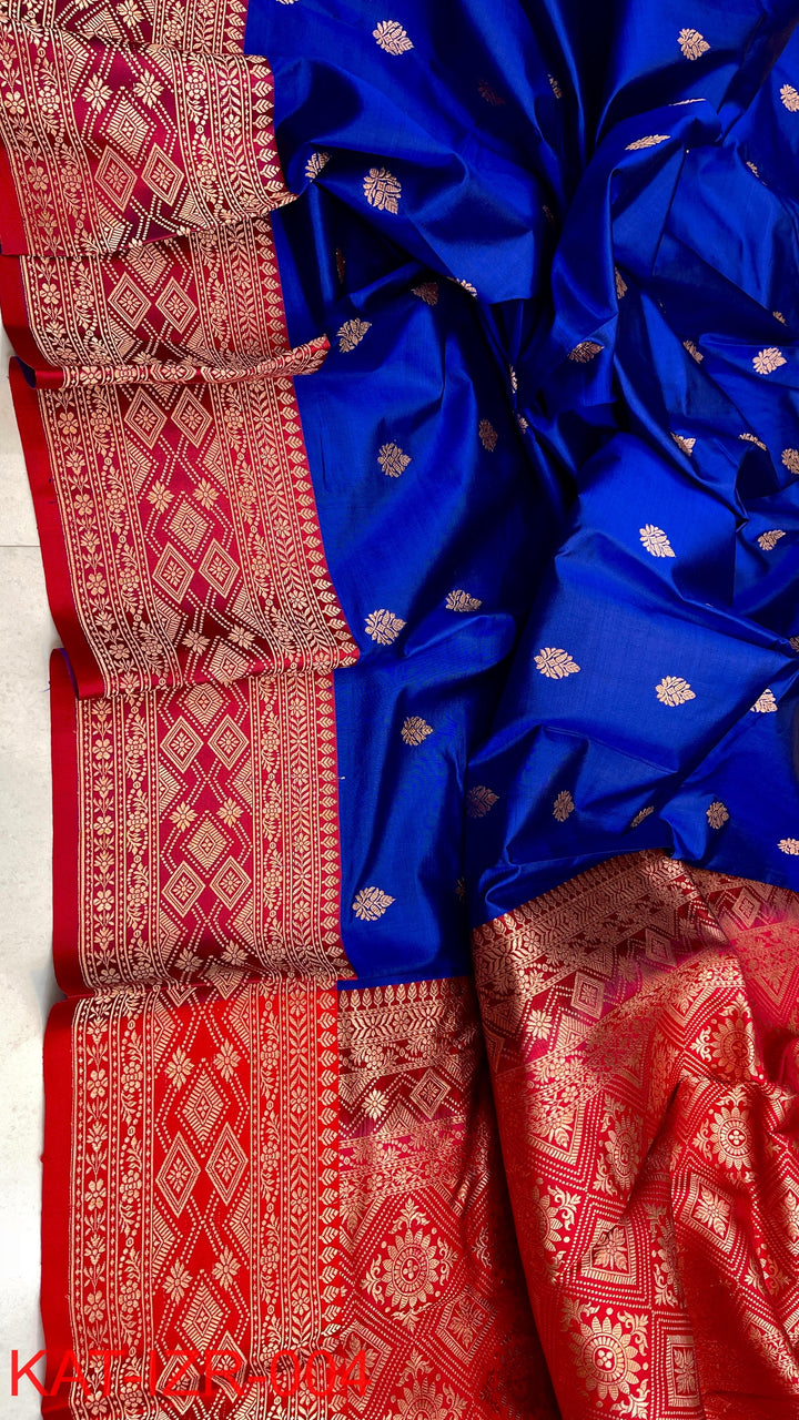 Pure Katan silk Saree with Antique Zari Work Saree