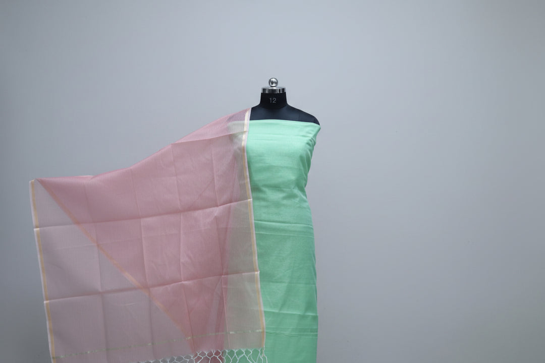 Pure Cotton Kota- Doria Unstitched Suit