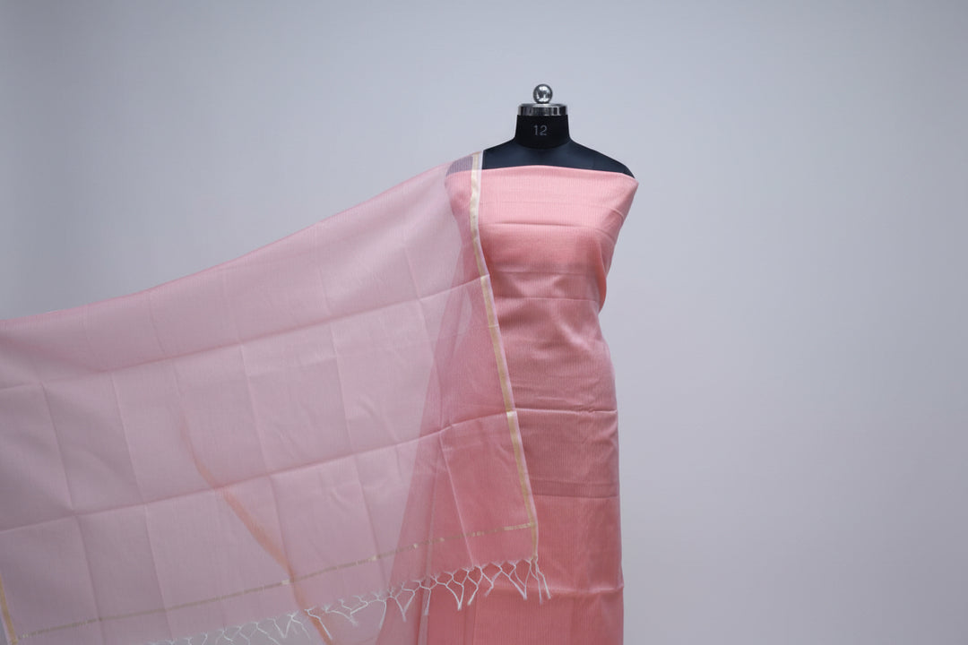 Pure Cotton Kota- Doria Unstitched Suit