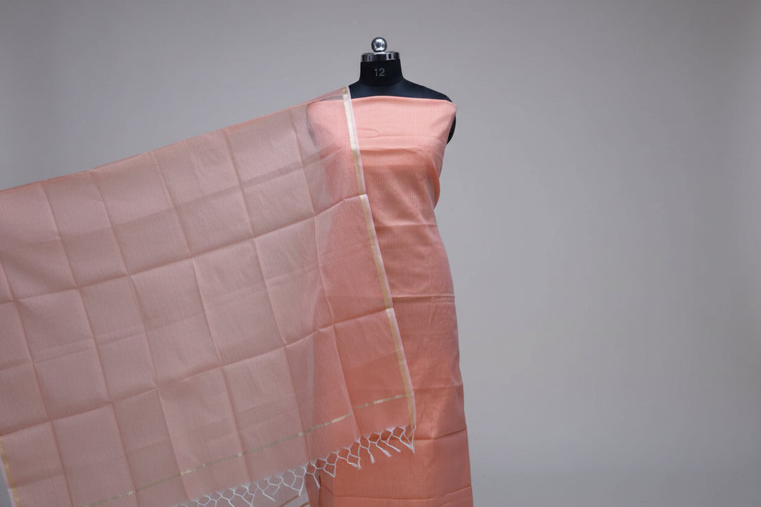 Pure Cotton Kota- Doria Unstitched Suit