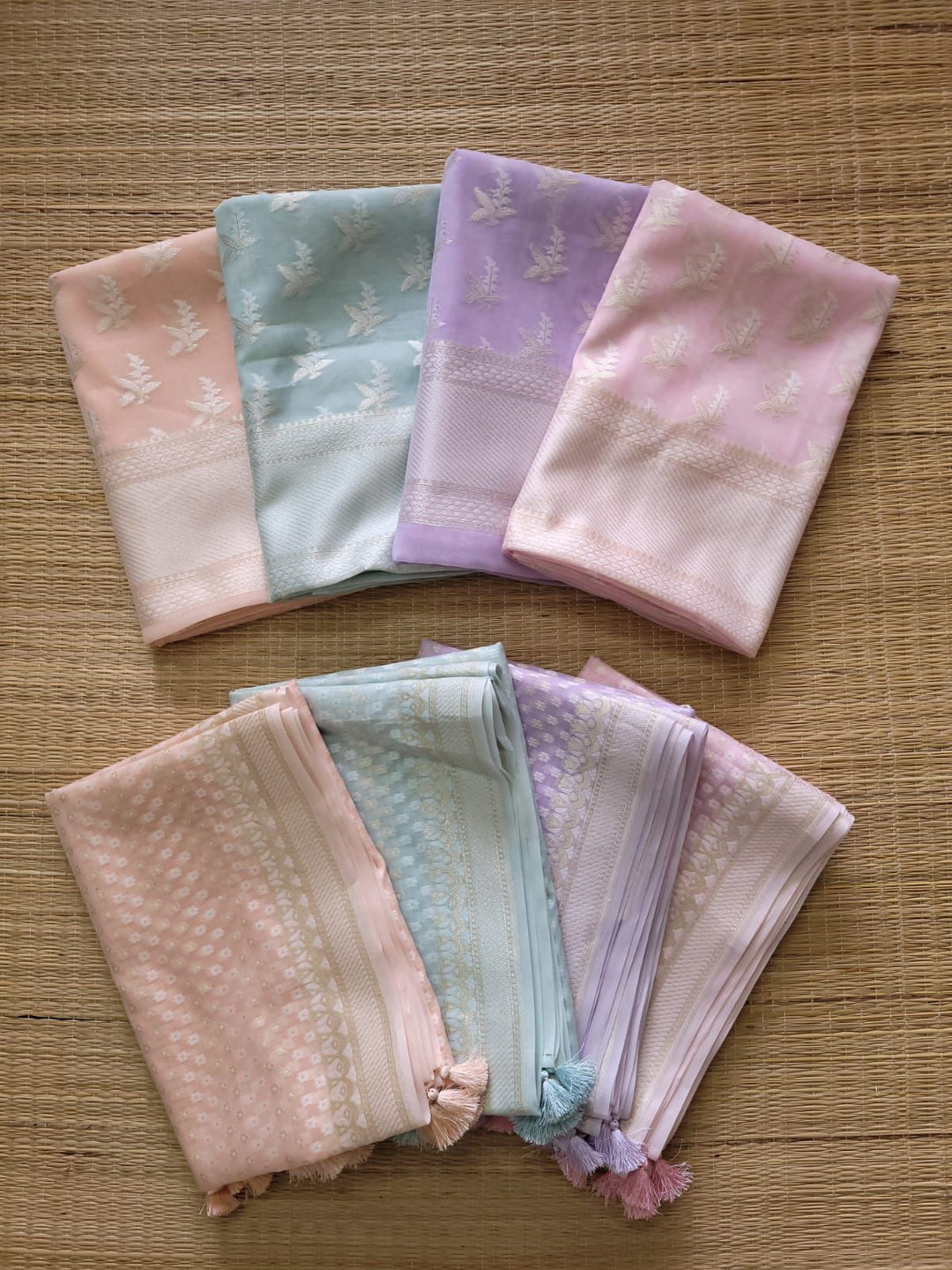 Exclusive Banarasi Mul Cotton Silk Handloom Weaved Unstitched Suit