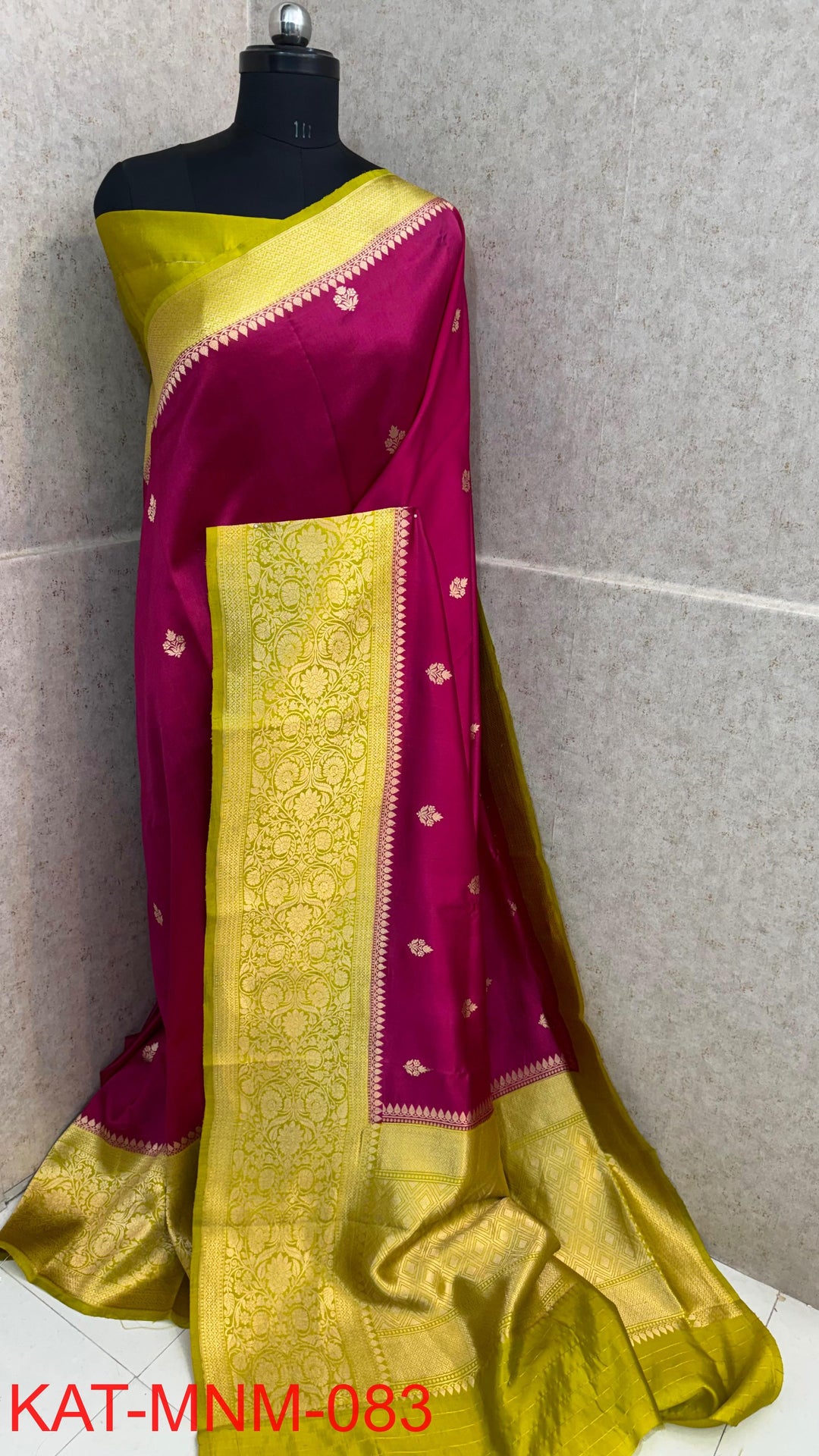 Pure Mango Katan Silk Saree