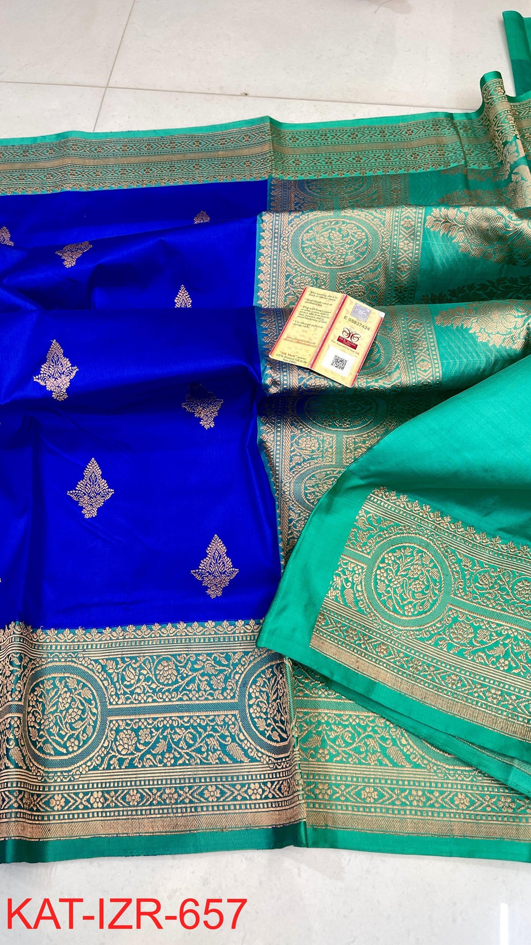 Pure Katan Silk Saree With Antique Zari Work Saree.