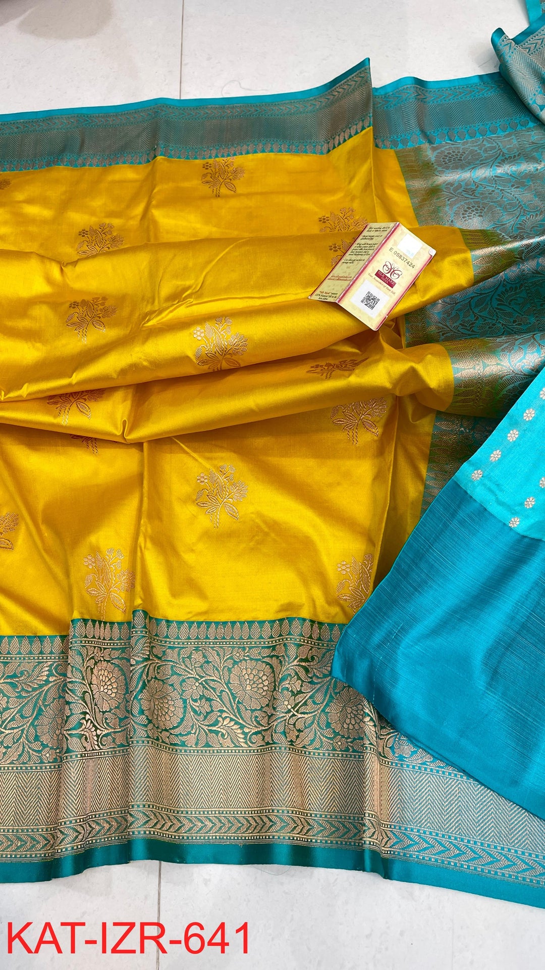 Pure Katan Silk Saree With Antique Zari Work Saree.