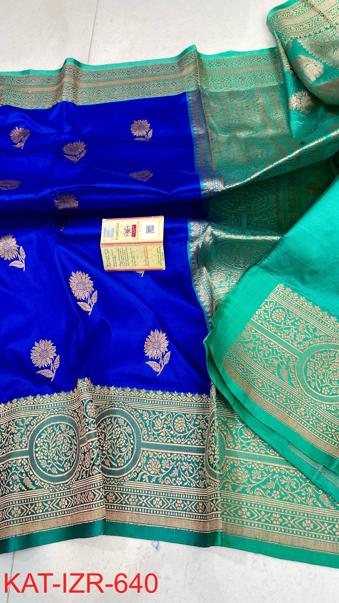 Pure Katan Silk Saree With Antique Zari Work Saree.