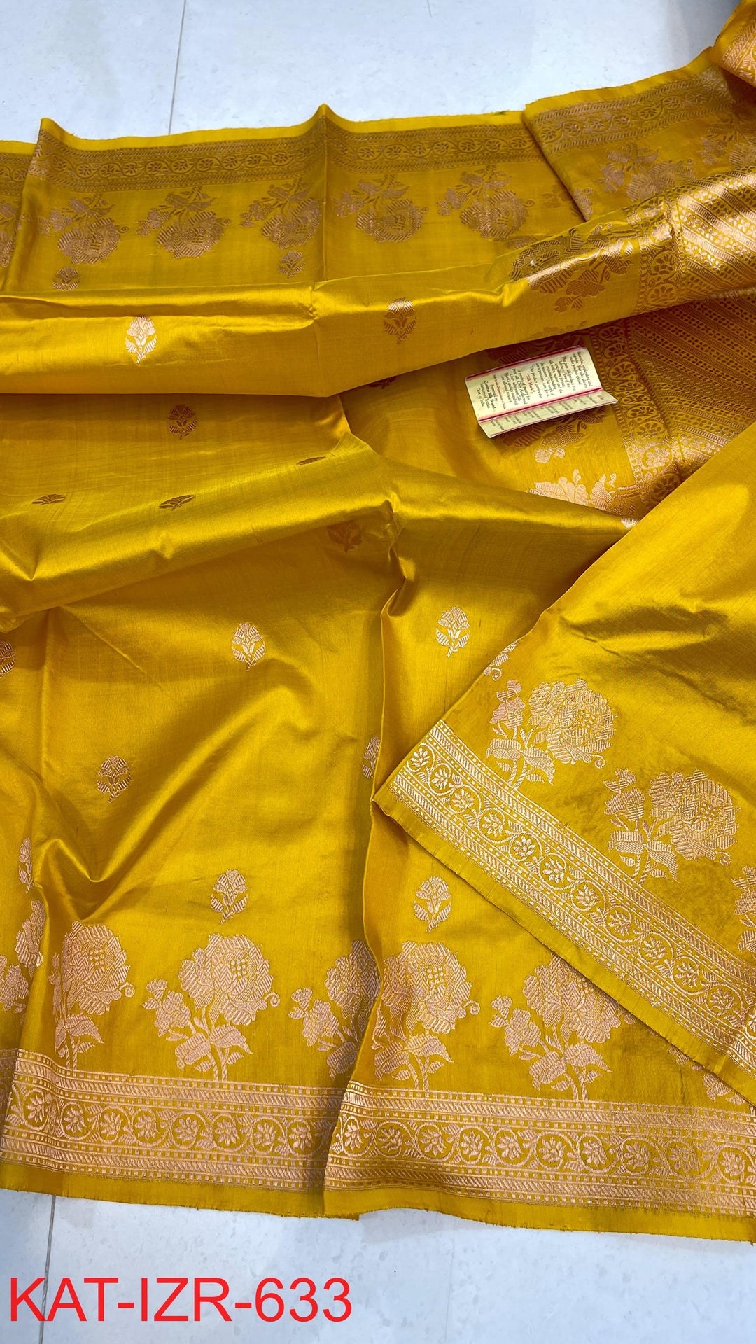Pure Katan Silk Saree With Antique Zari Work Saree.