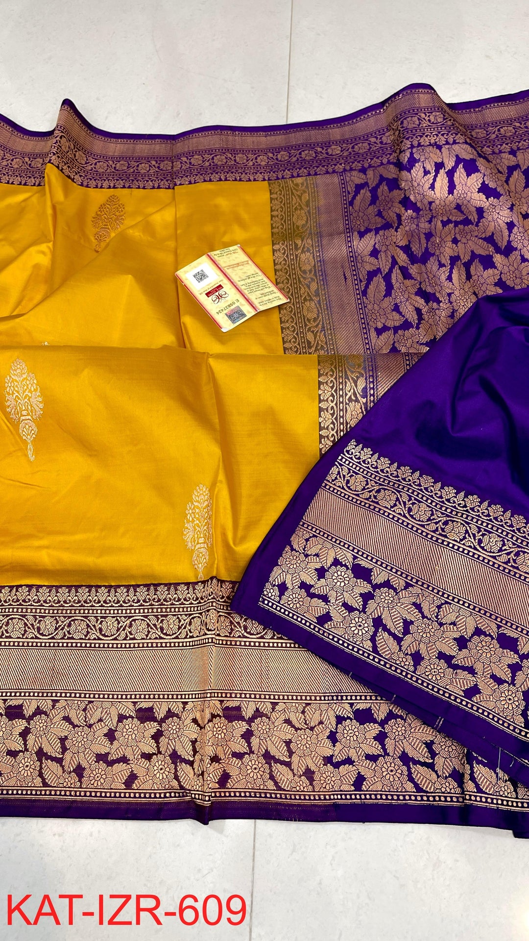 Pure Katan Silk Saree With Antique Zari Work Saree.