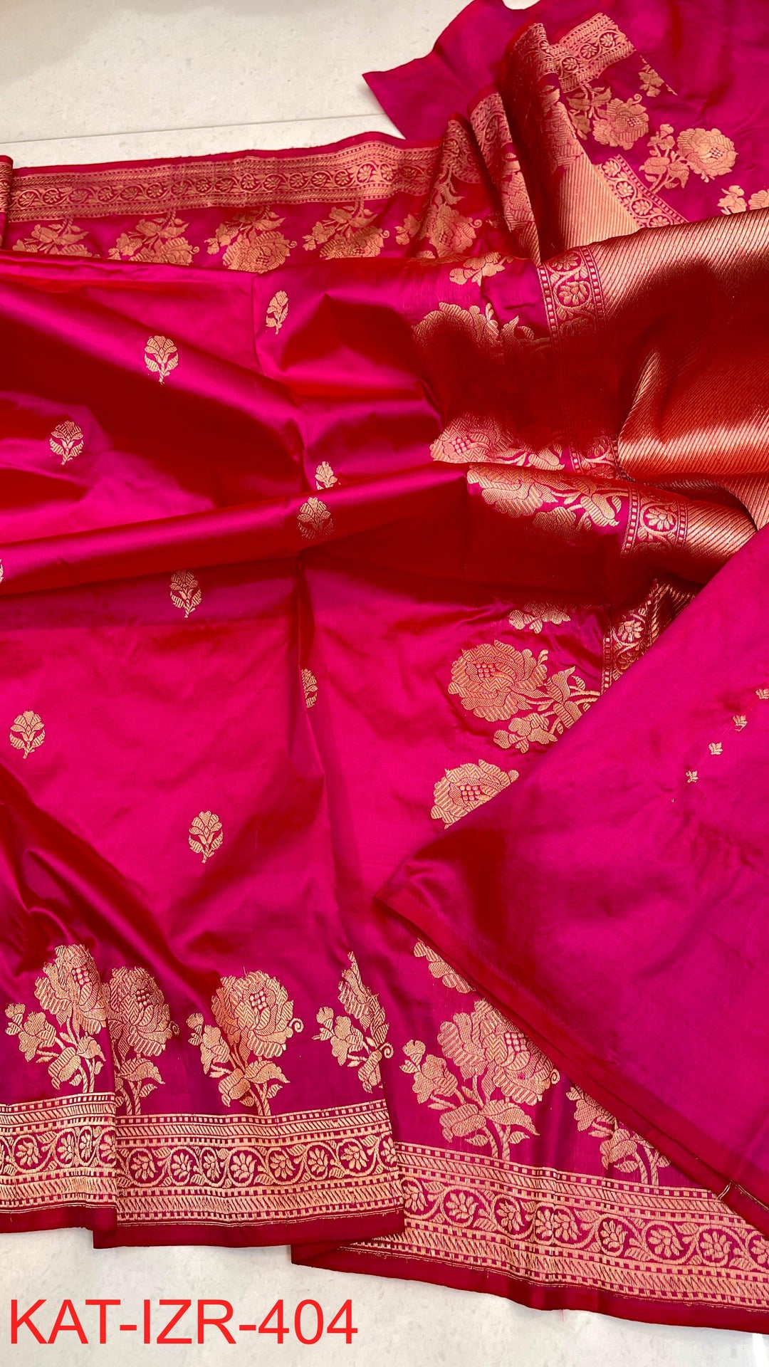 Pure Katan Silk Saree With Antique Zari Work Saree.