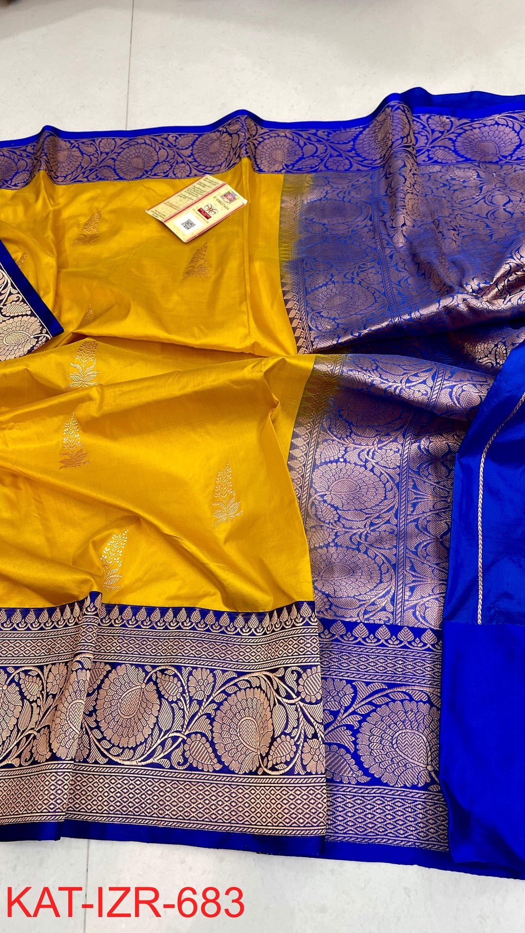 Pure Katan Silk Saree With Antique Zari Work Saree .