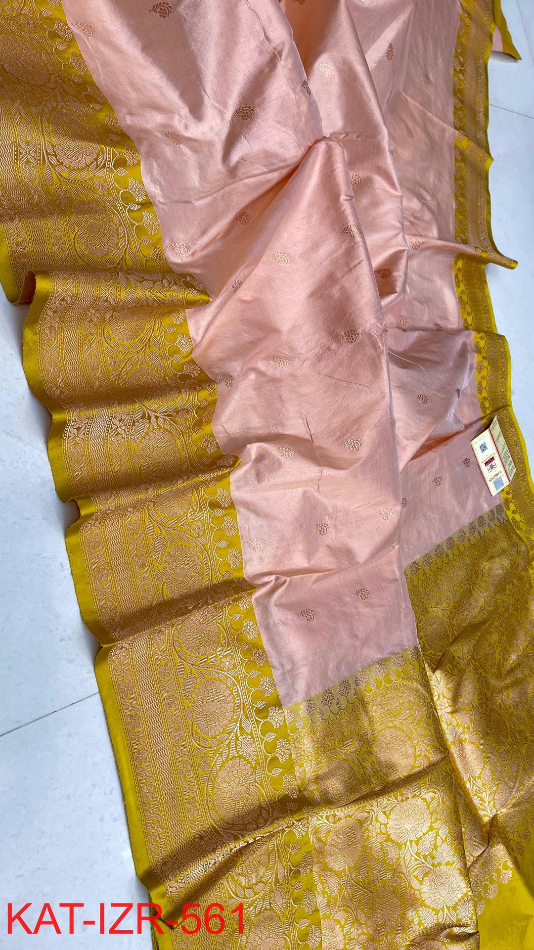 Pure Katan Silk Saree With Antique Zari Work Saree .