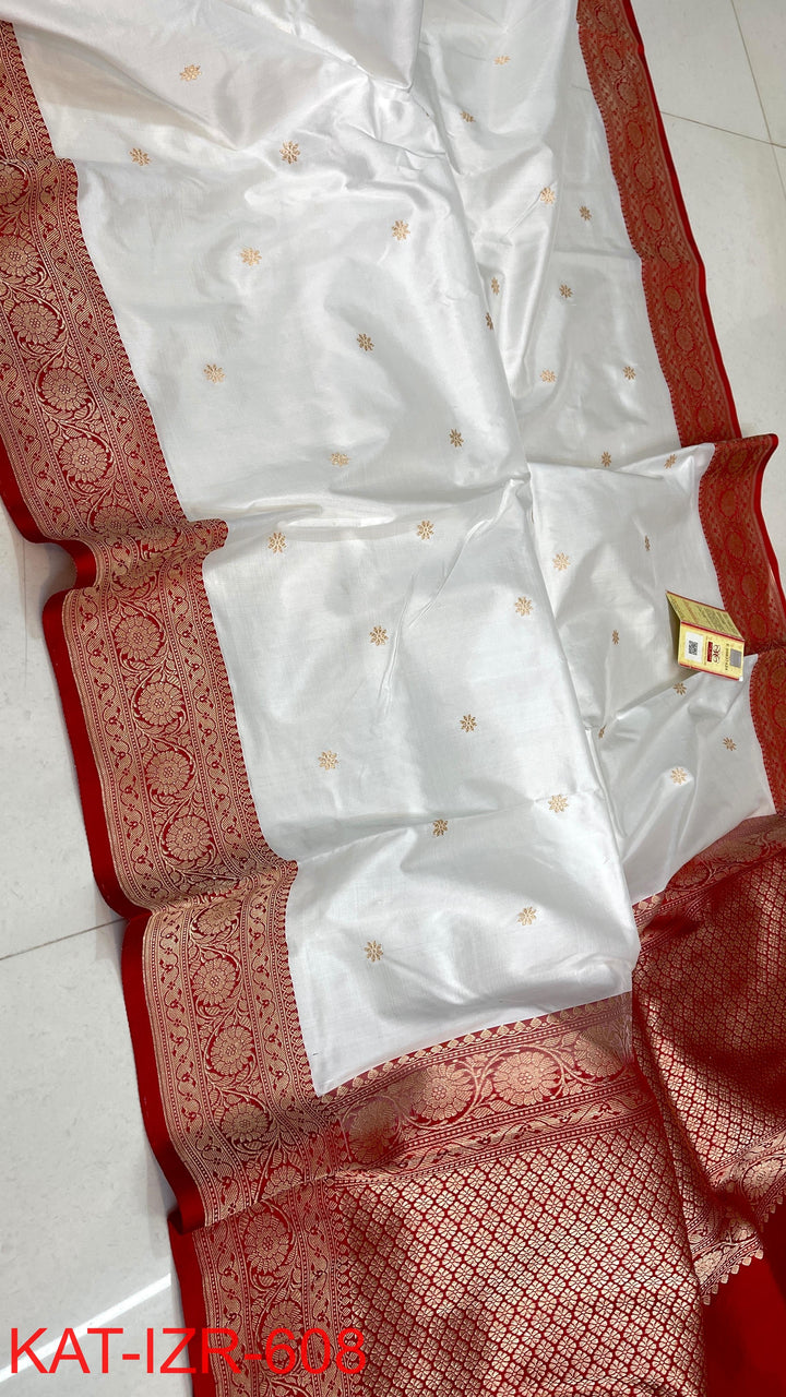 Pure Katan Silk Saree With Antique Zari Work Saree .