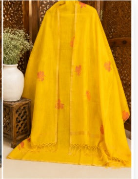 Pure Jayshree Linen Jamdani Work 2 pc Unstitched Suit