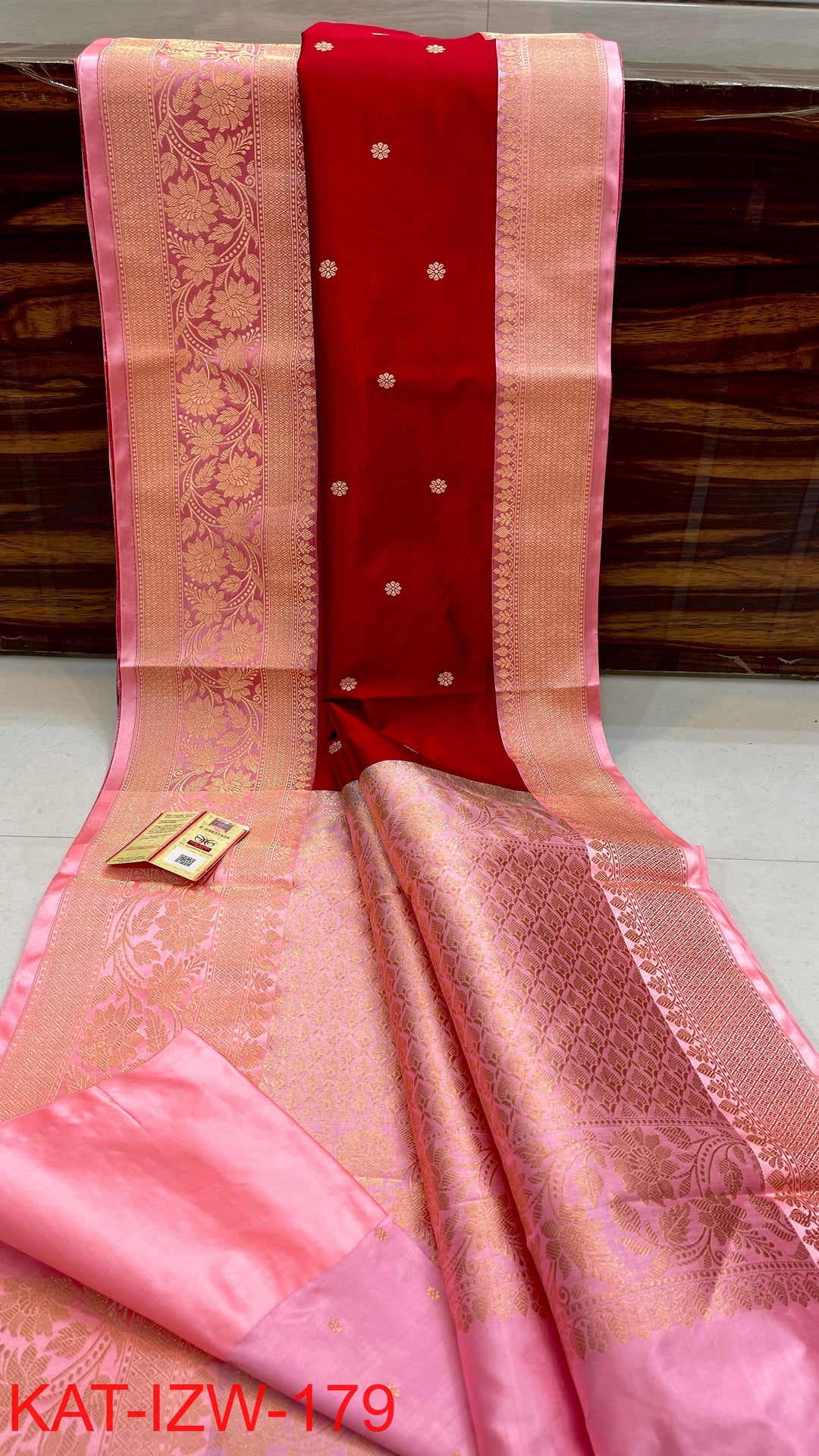 Pure Katan Silk Saree With Antique Zari Work Saree .