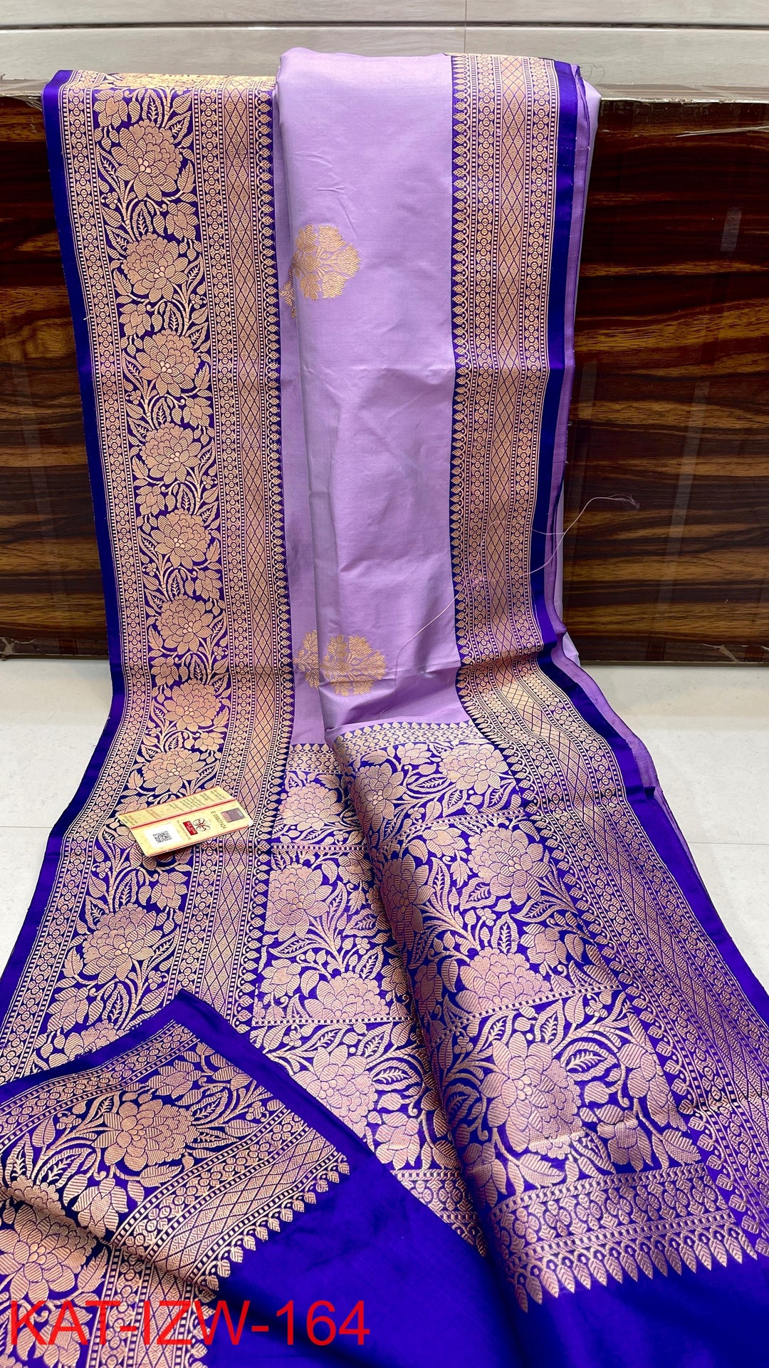 Pure Katan Silk Saree With Antique Zari Work Saree .