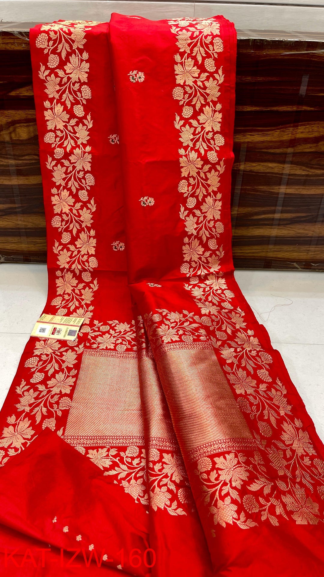 Pure Katan Silk Saree With Antique Zari Work Saree .
