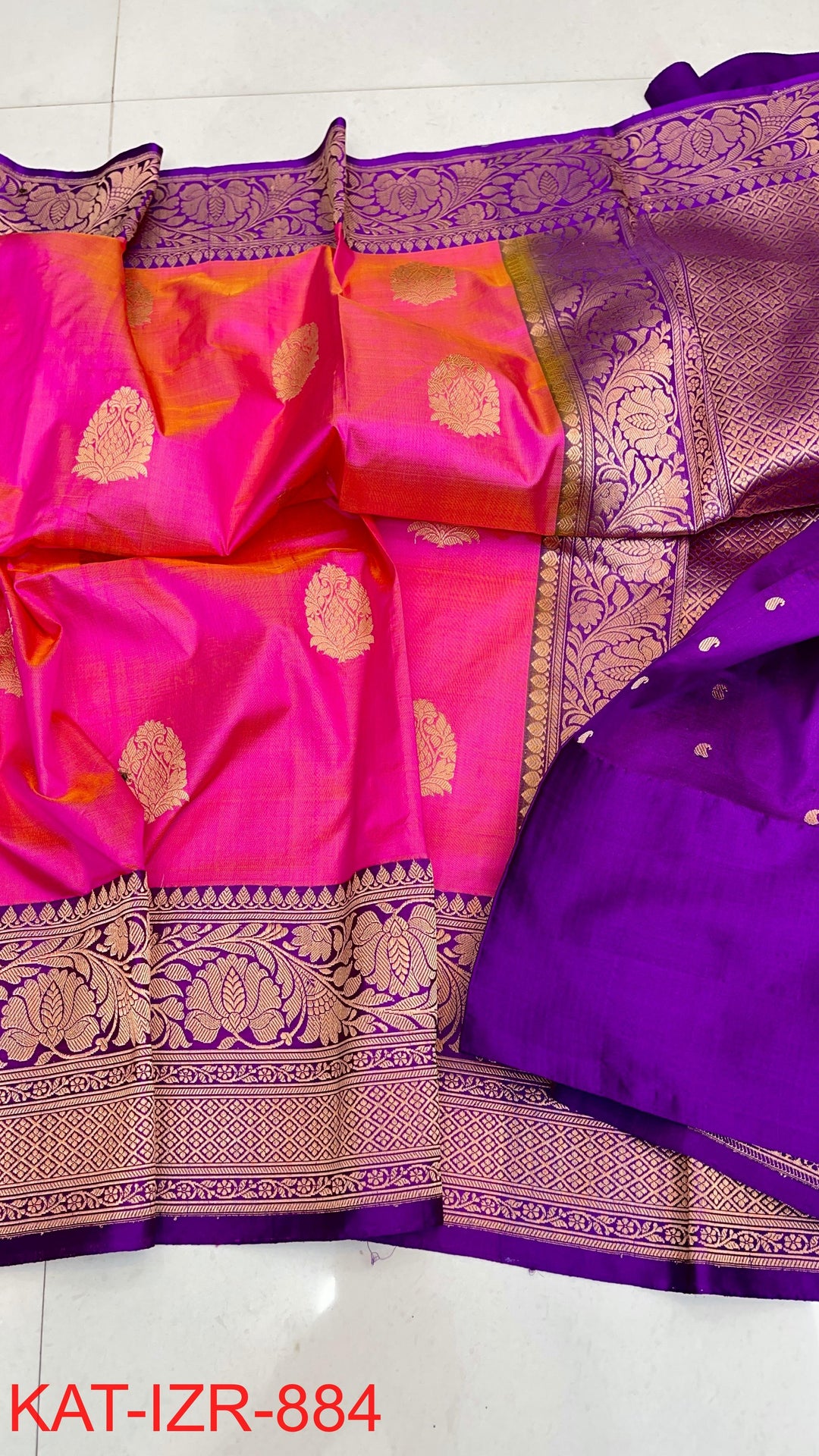 Pure Katan Silk Saree With Antique Zari Work Saree .