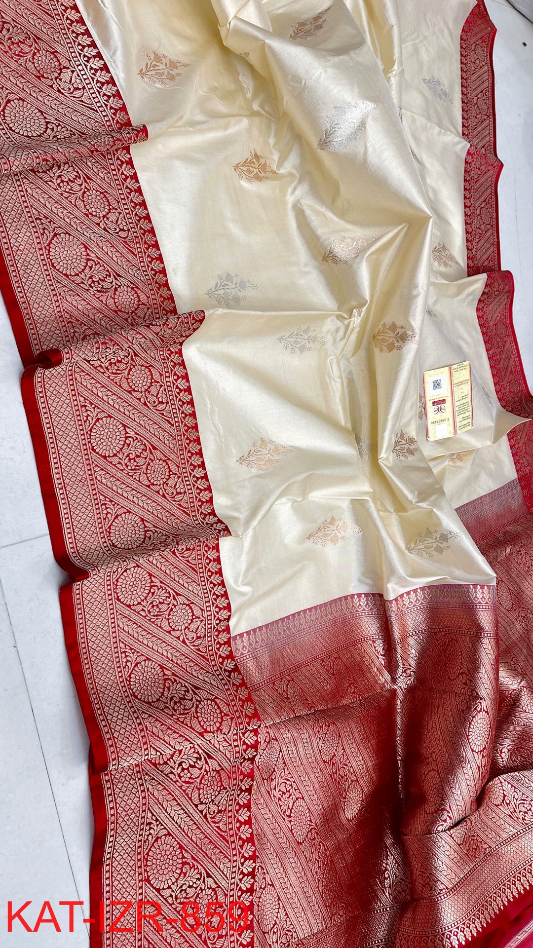 Pure Katan Silk Saree With Antique Zari Work Saree .