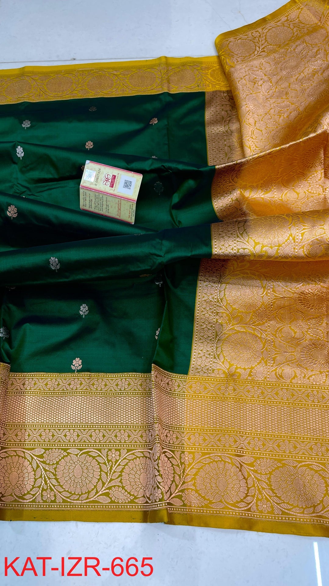 Pure Katan Silk Saree With Antique Zari Work Saree .